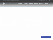 Tablet Screenshot of domainedelatrigaliere.com